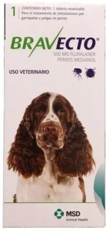 Bravecto de 10 a 20 Kgs.