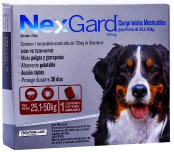 NexGard 25 a 50 Kgs.