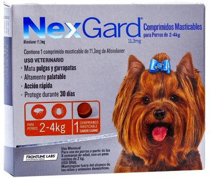 NexGard 2 a 4 Kgs.